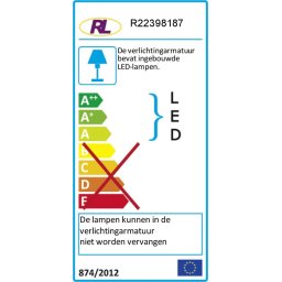 Reality, Klemlamp, Viper incl. 1 x LED,SMD,3,0 Watt,3000K,260 Lm. Kunststof, Titaan, Armatuur: Kunst