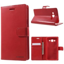Mercury Blue Moon Wallet Case hoesje Samsung Galaxy J5 2015 rood