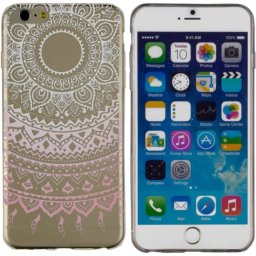 MP Case TPU case mandala design voor Apple iPhone 6 / 6s back cover