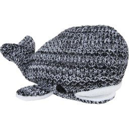 Baby's Only knuffel Walvis River zwart-wit