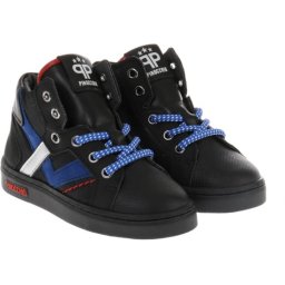 Pinocchio Hoge sneakers Jongens - Zwart - Maat 22