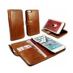 Vintage Wallet-Style Case van Leer voor de Apple iPhone 6 Plus - Brui