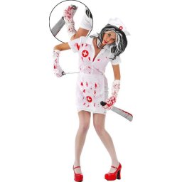 Zombie Nurse - Carnavalskleding - Maat S/M