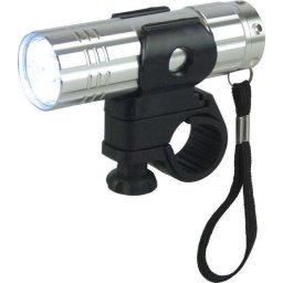 Dyto Fiets Koplamp - Zaklamp - 9 LED - Batterij - Grijs