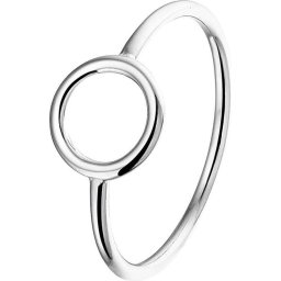 The Jewelry Collection - Ring Cirkel - Zilver - Maat 16.50
