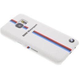 BMW Split Tricolor Stripe Back Cover Samsung Galaxy S7 Wit