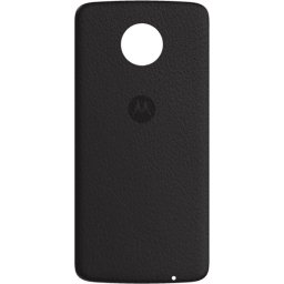 Motorola Moto Z Backcover - Zwart Leder