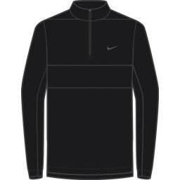 Nike Dry Essential Top Hz Midlayer Heren - Zwart/Zwart/Dark Grey - Maat XXL