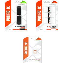 Pacific Control Pack - Standaard grip + Overgrip en Demper - Transparant