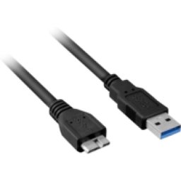 Sharkoon USB 3.0 A Male naar USB 3.0 Micro Male - 1 m