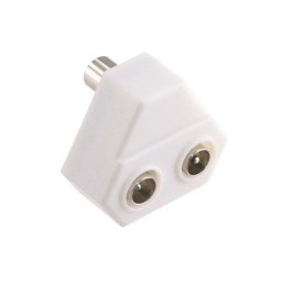 Q-Link Coax Splitter Tv 1Female/2Male - Wit