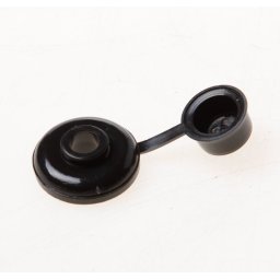 afsluitdop zwart M 7 (100st.)