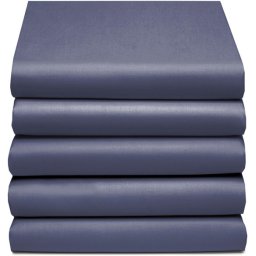 Damai - Hoeslaken (tot 15 cm) - Katoen - 70 x 150 cm - Dark blue
