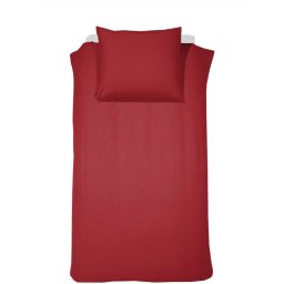 Dekbedovertrekset katoen 100 x 135 (24) red uni Damai