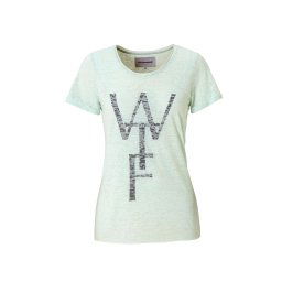 T-shirt dames blauw - WTF - mt M