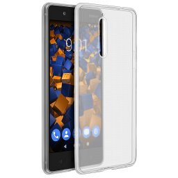 mumbi ultraslim Hoes voor Nokia 8 beschermhoes Transparant (Ultra Slim €“ 0.70 mm)
