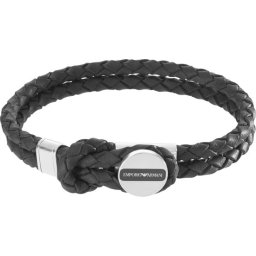 Emporio Armani Bracelet Story Armband (Lengte: 18.50 cm) - Zwart - EGS2178040