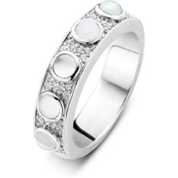 TI SENTO - Milano Ring 12132MW - Gerhodineerd Sterling Zilver - Maat 16.50