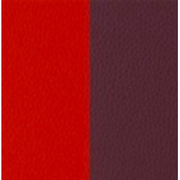 Les Georgettes Ringleertje - Orange Red/Rose Brown - 12mm