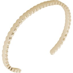 Melano friends Jessica wave armband - Roségoudkleurig - Dames - Maat L