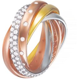 Esprit ESRG02838D Magnifica - Ring Tricolor - 18mm