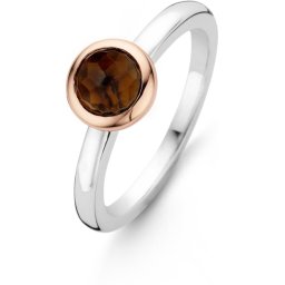 TI SENTO - Milano Ring 12103TB - Zilver Ringmaat: 16.00 mm / maat 50 Bewerking:Gerhodineerd