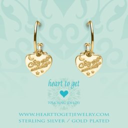 Heart to Get 925 Sterling Zilveren Goudkleurige Bohemian Stay Wild Oorbellen - Goud