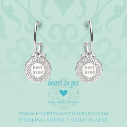 Heart to Get 925 Sterling Zilveren Bohemian Coin Feel Oorbellen