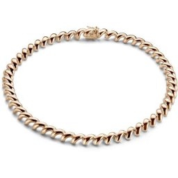 Casa Jewelry Collier Delight - Rosé Verguld - 41cm