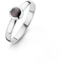 Casa Jewelry Ring Pom Grey S 58 - Zilver - Maat 18.50