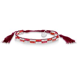 Scmyk armband BG-267 J Rainbow Slush zilverkleurig