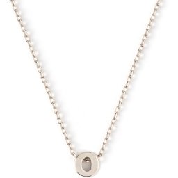 Orelia letter ketting O zilverkleurig