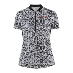 Craft Velo Art fietsshirt wit/zwart dames - Maat S