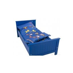 Coming Kids Heroes - Dekbedovertrek 140x200 cm - Blauw