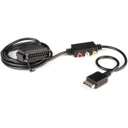 Speedlink Tracs Scart Video en Audio Cable - zwart - Ps3