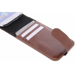 Valenta Flip Case Classic Luxe Brown Galaxy S4
