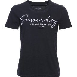 Superdry Alice Script Dames T-shirt - Maat S