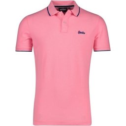 Superdry PoOrange Label Side Pique Heren Poloshirt - Maat S