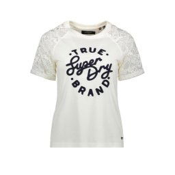 Superdry Summer Lace Raglan Dames T-shirt - Maat S