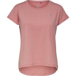 Only Play Aubree Loszittende Sporttop Korte Mouwen - Strawberry Pink - Maat XS