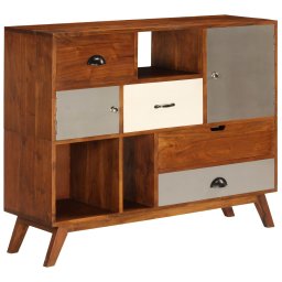vidaXL Dressoir 115x35x86 cm massief acaciahout