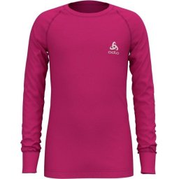 Odlo - Maat 152 - Bl Top Crew Neck L/S Active Warm Kinderen Thermoshirt - Beetroot Purple