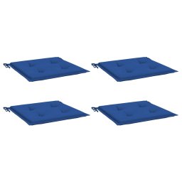 vidaXL Tuinstoelkussens 4 st 50x50x3 cm oxford stof koningsblauw