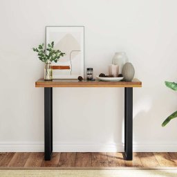 vidaXL Wandtafel 100x35x75 cm teakhout