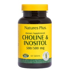 Choline & Inositol 500/500 mg (60 Tablets) - Nature's Plus