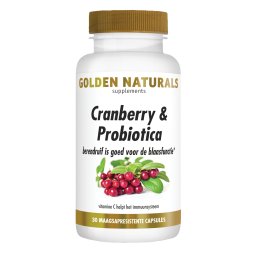 Golden Naturals Cranberry & Probiotica Capsules