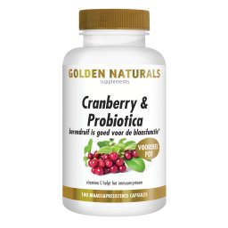 Golden Naturals Cranberry & Microbiotica Capsules