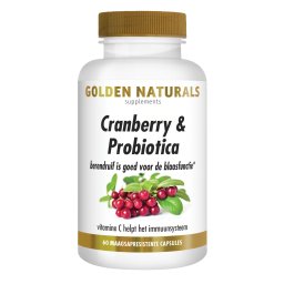 Golden Naturals Cranberry & Probiotica Capsules