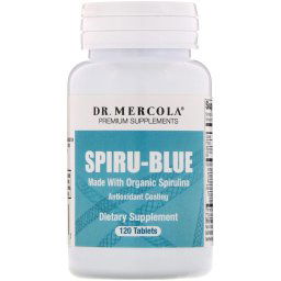 Spiru-Blue met anti-oxidant coating (120 tabletten) - Dr Mercola