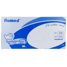 Romed Latex Handschoenen Large